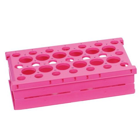 neoChoice Pop-Up™ Rack pink für 15 ml & 50 ml Zentrifugenröhrchen, platzsparend faltbar | 2 St./Pack