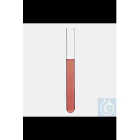 Reagenzgläser aus Neutralglas, 10 x 75 mm, Rundboden, Wandstärke 0,8–0,9 mm, 100 Stück