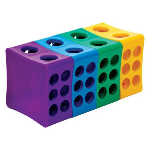 neoChoice Rota-Rack® für große Röhrchen – drehbarer 4-Farben-Röhrchenständer, autoklavierbar