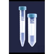Zentrifugenröhrchen 15 ml mit Schraubverschluss, PP, konischer Boden, unsteril – bis 6.000 RCF