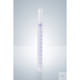 DURAN® Reagenzgläser blau graduiert, 10:0,1 ml, L 170 mm, AD 14 mm, mit Ausguss
