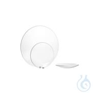 Uhrglasschale Ø 200 mm aus Kalk-Soda-Glas mit verschmolzenem Rand | DURAN®