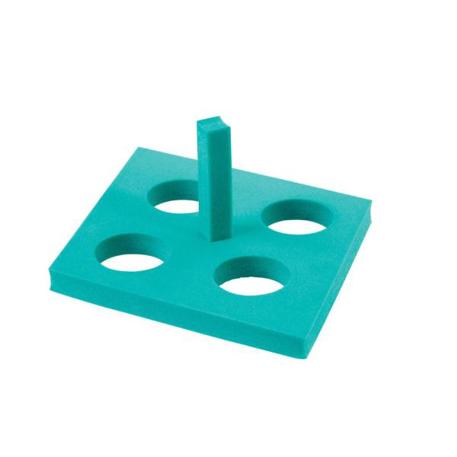 Schwimmständer für 4 x 50 ml Tubes | Floating Tube Rack für Probengefäße | 5 Stück