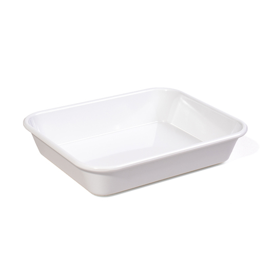 MEDDAX Instrumentenschale hoch, Melamin weiß, 190 x 150 x 40 mm (1 Stück)