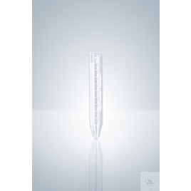 Zentrifugengläser 10 ml, weiß graduiert, kurzkonisch, Teilung 0,1 ml, Länge 100 mm