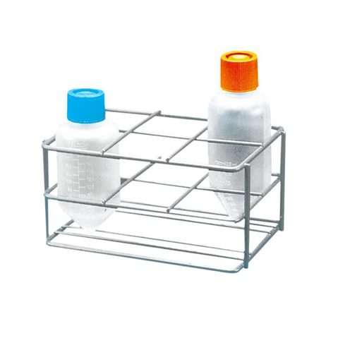 neoChoice Zentrifugenflaschen-Gestell für 6 Flaschen à 250 ml, epoxidharzbeschichteter Stahl