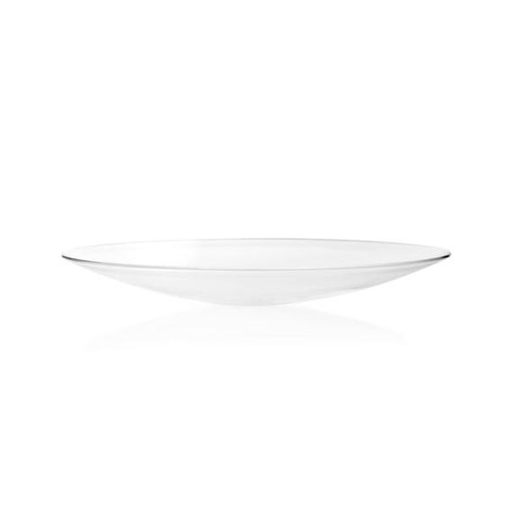 Uhrglasschale Ø 250 mm | Klar-Soda-Glas | Rand verschmolzen