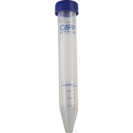 BluCAPP Zentrifugenröhrchen 15 mL, steril, im Rack – Karton à 20 x 25 Stk. (500 Stk.)
