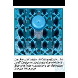 ISOLAB Abtropfgestell "Igel" für 50 Röhrchen à 15 ml, ABS, blau