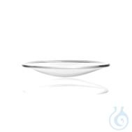 Uhrglasschale Ø 70 mm aus Kalk-Soda-Glas, Rand verschmolzen | DURAN®
